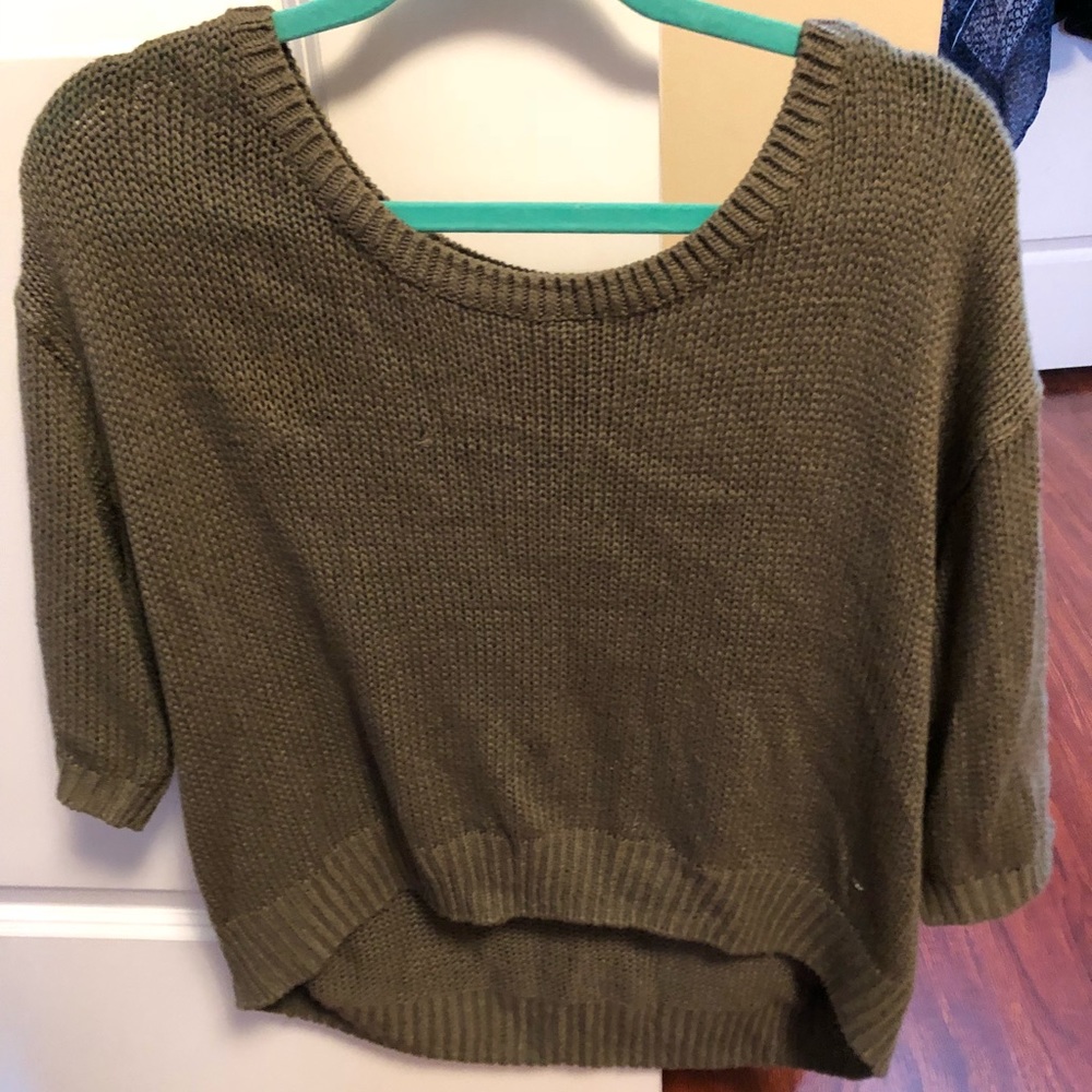 Crop sweater